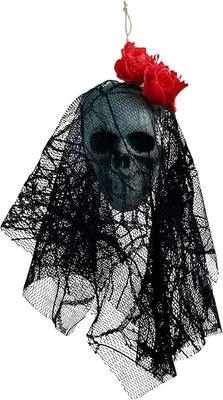 Immagine prodotto di Decorazioni di Halloween spettrali con scheletro appeso