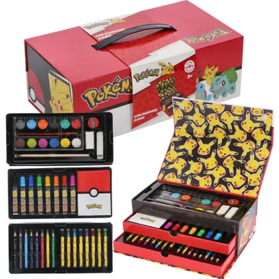 Obrázek produktu pro Sada na vybarvování Pokémonů se zásuvkou