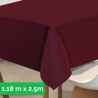 Produktbild von Tischdecke aus stoffähnlichem Vlies, 1,18m x 2,50m Bordeaux,  100