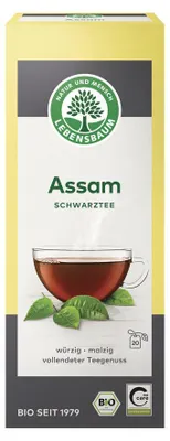 HERBATA CZARNA ASSAM BIO (20 x 2 g) 40 g - LEBENSBAUM