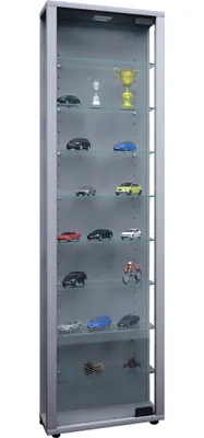 Obrázok produktu pre Drevený sklenený stojan s vitrínou Edana Maxi