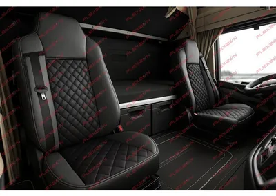 Immagine prodotto di Set da 2 coprisedili in Pelle finta per MAN TGX (2015–2020) – nero