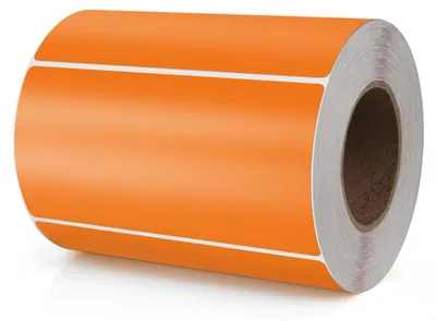 Productafbeelding van Solidchoice - 500 Stuks Oranje Zelfklevende Stickers