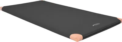 Produktbild von Grevinga® Turnmatte in Schwarz (RG 35) | 200 x 100 x 6 cm | mit Lederecken