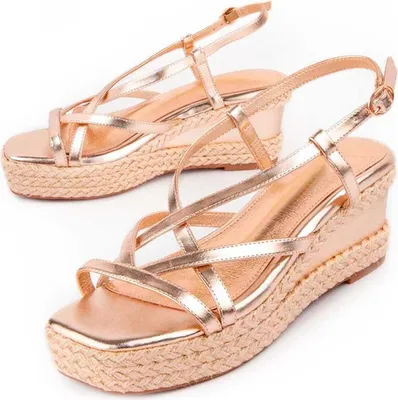 Produktbild von Montevita Keilsandalen Sparto Sandale Salia5 Gold