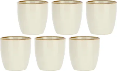 Zdjęcie produktu dla Rose&Tulipani Concerto Ivory zestaw 6 kubków NPCR134000018Z