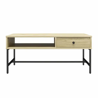 Produktbild von Akzenttisch mit 1 Schublade aus MDF natur