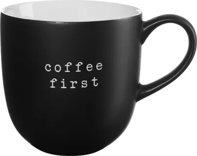 Produktbild von ASA Henkelbecher, coffee first  d. 9,5 cm, h. 9,5 cm, 0,35 l.