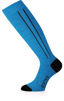 Produktbild von Lasting Merino-Skisocken FWC blau 519