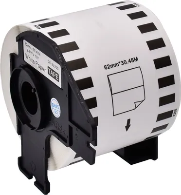 Image de Comix Brother DK-22223, 50mm x 30.48m, porte-étiquette + rouleau