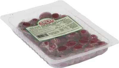 Zdjęcie produktu dla Oliwki czarne Giganti z pestką 500 g Arco
