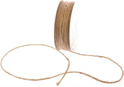Produktbild von Jutekordel - natur - 1mm Ø - 1 VE = 5 Rollen á 10 m - 77113-1-50-02