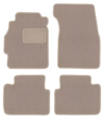 Immagine prodotto di Tappetini in moquette per Honda Civic VI 1995-2001 (Hatchback 3-drzwi) – set 4 pezzi, beige, su misura – Wielganizator LUX