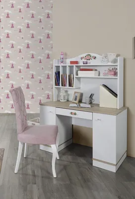 Produktbild von Jugendzimmer Möbel Kinderzimmer Holz Schreibtisch Regale Möbel Design