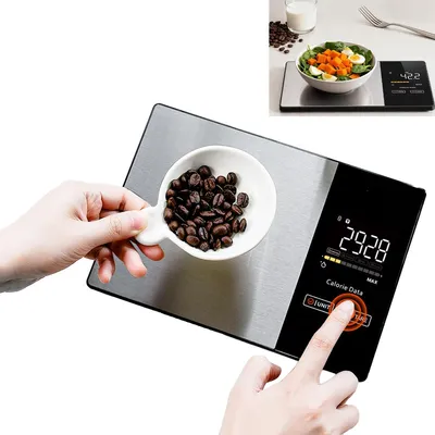 Produktbild von Intelligente LED-Küchenwaage mit Bluetooth,Kalorien- und Nährwertrechner,digitale Lebensmittelwaage für gesunde Ernährung und Mahlzeitenplanung