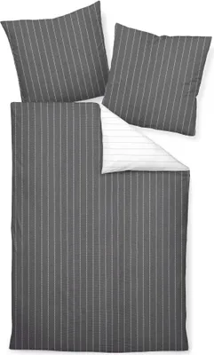 Produktbild von Janine Mako-Soft-Seersucker Kissenhülle 40x80 1 teilig  Tango 20020-78-602 titan