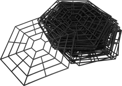 Obrázek produktu pro 20 Set Pond Fish Protector Net 6 Angle Plastic Floating Netting Supplies Avoid Heron Deterrent