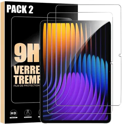 Image de 2x Verre Trempé pour Xiaomi Pad 7 / 7 Pro 11,2 Pouces - Protection d'écran Anti-Rayures Transparent
