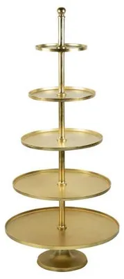 Produktbild von Mars & More etagere rund gold 5-fach 150cm