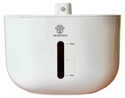 Trinkbrunnen für Haustiere, 3 l, Bewegungssensor, Akku, leise, Edelstahl