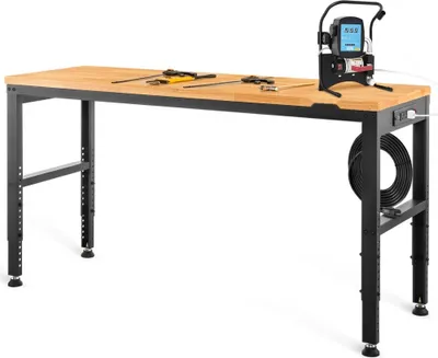 Obrázek produktu pro Pracovní stůl Pracovní stůl 1220x508x968mm - max. 900kg - Robustní dílenský stůl do dílny a garáže