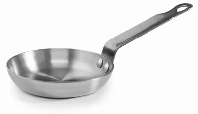 Eisen-Blinispfanne 12 cm, antihaftbeschichtet, induktionsgeeignet