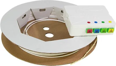 Produktbild von LogiLink FB4SC20 - FTTH-Anschlußbox 4x SC/APC mit 20 m Verlegekabel