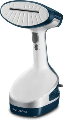 Zdjęcie produktu dla Rowenta DR8100, Ręczny parowiec do ubrań, 0,19 l, 0,67 min, Niebieski, Biały, Przełącznik ręczny, Rzep