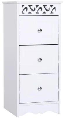 Produktbild von HOMCOM Badschrank Wäscheschrank Küchenschrank Aktenschrank MDF