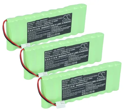 Produktbild von vhbw 3x Akku Ersatz für Roto 2412-3011, GP210AAHCB10BMX für Rollladenantrieb Torantrieb Drehtorantrieb Garagentorantrieb (1800 mAh, 12 V, NiMH)