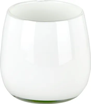 Produktbild von Lambert Pisano Vase klein Überfangglas weiß, H 18 cm, D 17 cm 16974