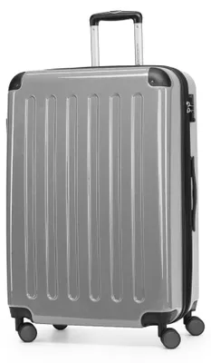 Produktbild von HAUPTSTADTKOFFER - Alex - Großer Hartschalen-Koffer mit Rollen Trolley XL Rollkoffer Dehnfalte Reisekoffer 120L, TSA-Schloss,Silber