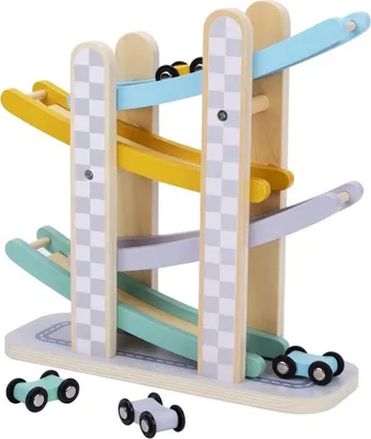 Produktbild von Holz Autobahn | das Rennbahn-Spielzeug mit Autos
