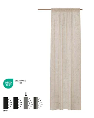 Produktbild von Gardine Noa Halbtransparent HOOMstyle 140x270cm - Kräuselband - Sand