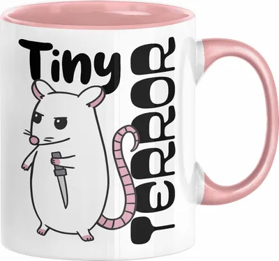 Produktbild von Beste Freundin Tasse Geschenk Tiny Terror Geschenkidee für Kollegin oder Beste Freundin (Rosa)