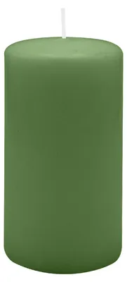 Produktbild von Stumpenkerzen 120 x  Ø 70 mm, Grün, 12 Stück