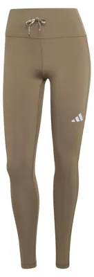 Image de Legging de sport femme adidas Run Essentials, longueur totale, couleur kaki, taille XL