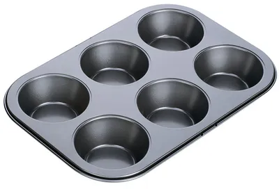 Produktbild von Backform 6 Muffins DELICIA 26 x 18 cm