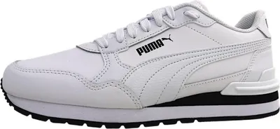 Produktbild von Puma Echtleder Sneaker 'ST Runner v4 L' PUMA White-PUMA Black-white, Uni, Herren:36 EU