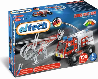 Obrázok produktu pre Eitech hasičská súprava - kovová stavebnica 00080