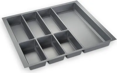 Produktbild von ORGA-BOX IV Universal Besteckeinsatz 473,5 x 526 mm grau für 60 cm Schublade