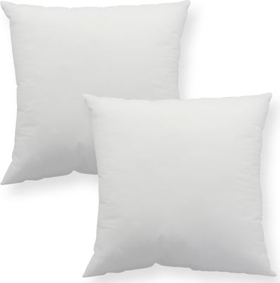 Kopfkissen 2er Pack Füllkissen 50 x 50 cm Polyester Innenkissen Sofakissen Dekokissen Kissen Couchkissen