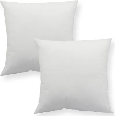 Produktbild von Kopfkissen 2er Pack Füllkissen 50 x 50 cm Polyester Innenkissen Sofakissen Dekokissen Kissen Couchkissen