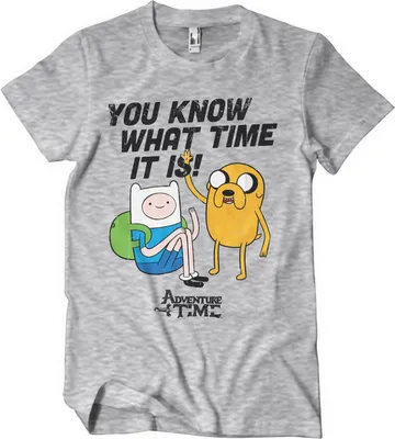 Produktbild von It's Adventure Time T-Shirt - X-Large - HeatherGrey