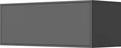 Produktbild von SMARTBett Hängeschrank mit 1 Klapptür zu 120 & 140 Schrankbetten Horizontal Standard Anthrazit/ Anthrazit