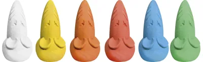 Produktbild von EBERHARD FABER Straßenmalkreide Maus 6er Set Kinder ab 3 Jahren Outdoor Kreide