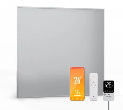 Infrarot-Wandheizung 360 W, App & Thermostat, für 6-10 m², IP44