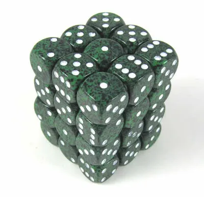 Produktbild von Chessex Recon Gesprenkelt D6 12mm Würfel Set 36 Stück