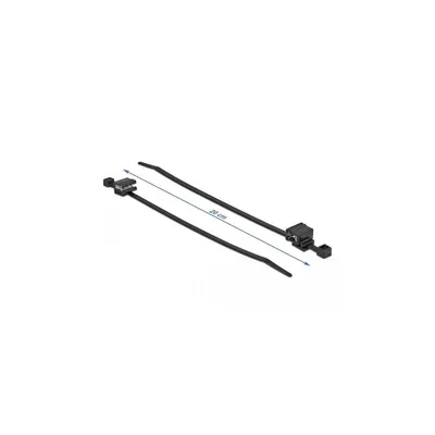 Zdjęcie produktu dla DELOCK Kabelbinder Befestigungsclip L 200x4,8mm 50 Stück SW