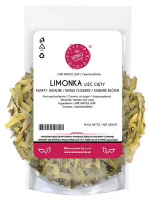 Immagine prodotto di Foglie di lime kaffir tagliate ed essiccate - 1 kg Foglie commestibili di lime kaffir